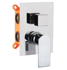 Встраиваемый смеситель для душа AQG Alpha, с дивертером, хром