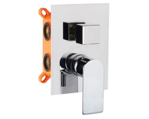 Встраиваемый смеситель для душа AQG Alpha, с дивертером, хром