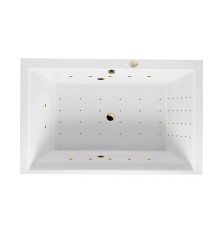 Ванна гидромассажная EXCELLENT Crown Lux 190x120 NANO золото