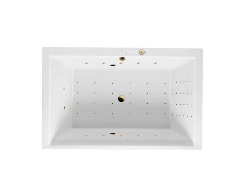 Ванна гидромассажная EXCELLENT Crown Lux 190x120 NANO золото