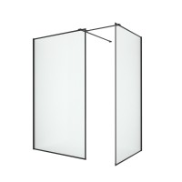 Душевое ограждение NEW TRENDY NEW MODUS BLACK 120x100x200 черный