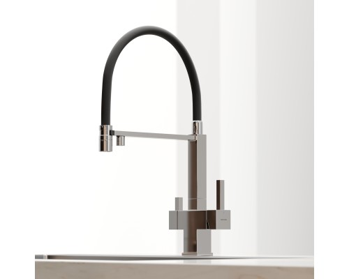 Смеситель для кухни SANCOS Moro SC4006CH с подключением фильтра для воды, хром