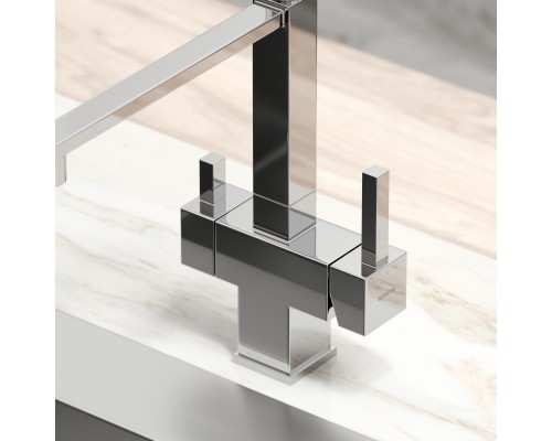 Смеситель для кухни SANCOS Moro SC4006CH с подключением фильтра для воды, хром