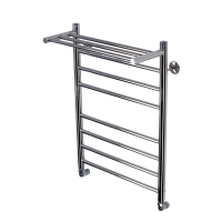 Полотенцесушитель водяной Comfysan Luce W-8 80/50 с полкой, хром