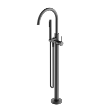 Смеситель для ванны напольный SANCOS Etna, вороненая сталь, SC9009GG