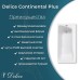 Ванна чугунная Delice Continental PLUS 100х70 с антискользящим покрытием