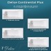 Ванна чугунная Delice Continental PLUS 100х70 с антискользящим покрытием