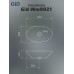 Раковина накладная Gid Wm9021