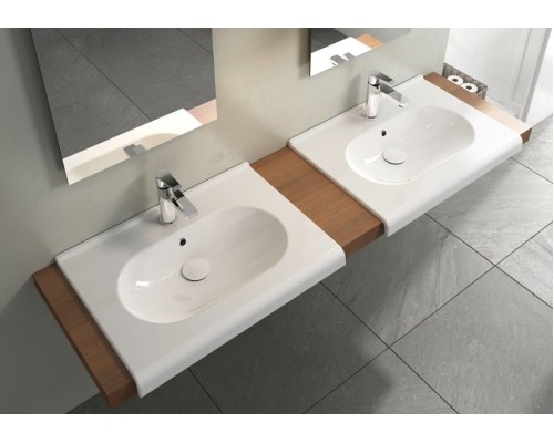 Раковина ISVEA Sentimenti накладная 650x465x170 белый 10SM50065SV