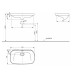 Раковина накладная Toto Neorest 75 LW3717HY белая