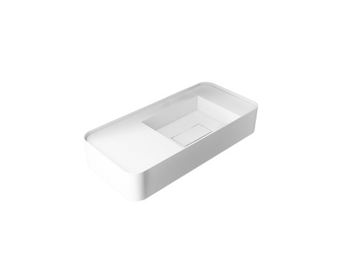 Раковина из искусственного камня Vincea VWB-6S412MW 1200x400x150 подвесная белый матовый