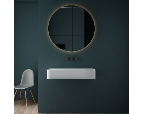 Раковина из искусственного камня Vincea VWB-6S412MW 1200x400x150 подвесная белый матовый