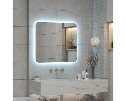 Зеркало Taliente Zled-B с LED-подсветкой, 80x70см, прямоугольное