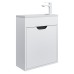 Тумба под раковину подвесная Uperwood Modul 50х21х60 см, белая/графит