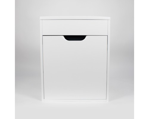 Тумба под раковину подвесная Uperwood Modul 50х21х60 см, белая/графит