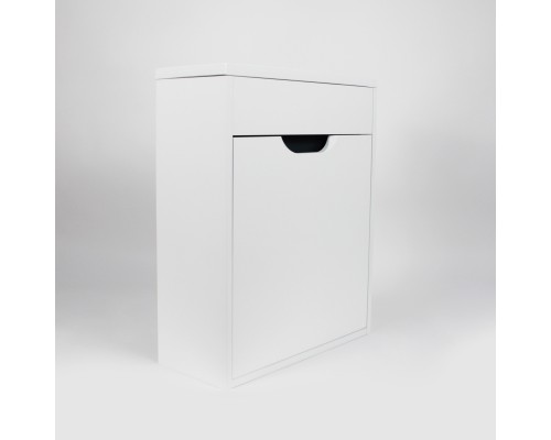 Тумба под раковину подвесная Uperwood Modul 50х21х60 см, белая/графит