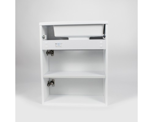 Тумба под раковину подвесная Uperwood Modul 50х21х60 см, белая/графит