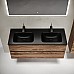 Тумба подвесная SANCOS Urban 1190х450х550, c двумя ящиками, дуб чарльстон UUR120-2ECH