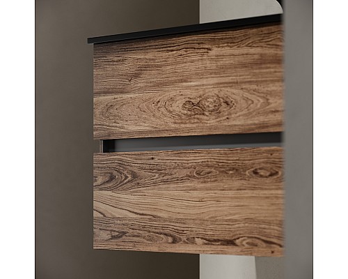 Тумба подвесная SANCOS Urban 1190х450х550, c двумя ящиками, дуб чарльстон UUR120-2ECH Тумба подвесная SANCOS Urban 1190х450х550, c двумя ящиками, дуб чарльстон UUR120-2ECH