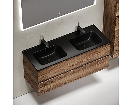 Тумба подвесная SANCOS Urban 1190х450х550, c двумя ящиками, дуб чарльстон UUR120-2ECH Тумба подвесная SANCOS Urban 1190х450х550, c двумя ящиками, дуб чарльстон UUR120-2ECH