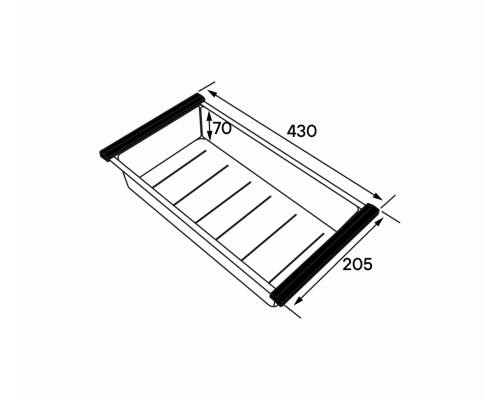 Коландер Paulmark Advance A430-BS Брашированная сталь