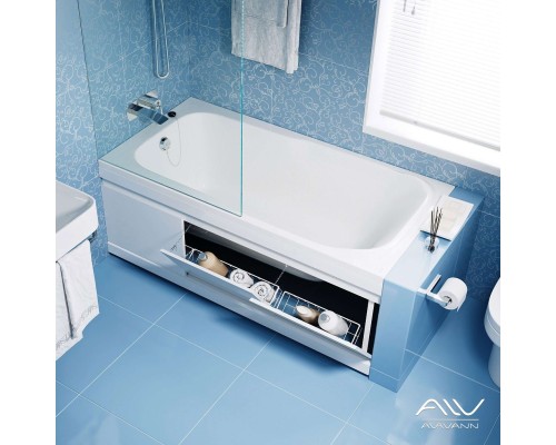 Экран под ванну Alavann Soft 150 см откидной мдф белый