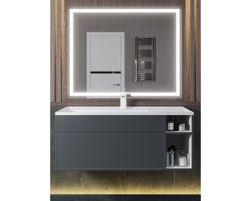 Раковина для ванной Uperwood Lotus Premium 100х50х13 см, белая матовая