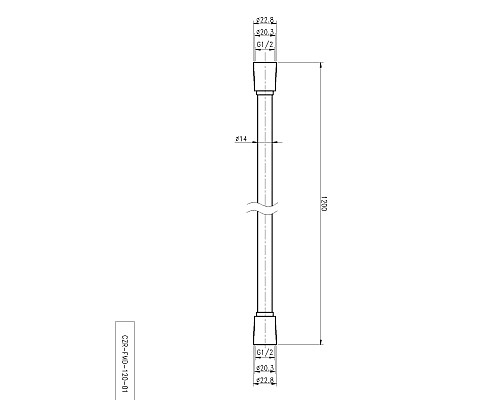 Душевой шланг Cezares CZR-FMD-120-01 Хром матовый Душевой шланг Cezares CZR-FMD-120-01 Хром матовый