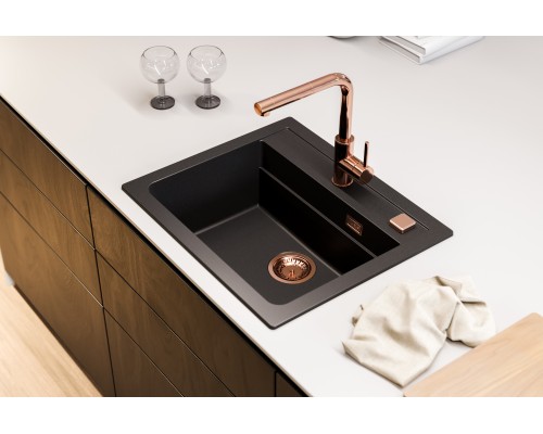 Мойка кухонная Alveus Granital Atrox 30 1131996 590х500 угольный