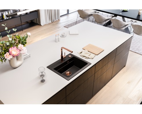 Мойка кухонная Alveus Granital Atrox 30 1131996 590х500 угольный