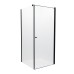 Душевое ограждение NEW TRENDY SUPERIA BLACK 90x90x195