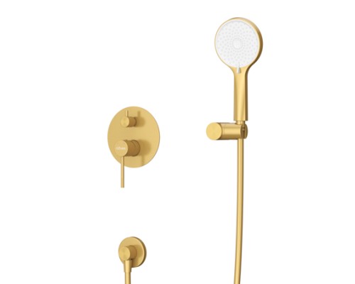 Душевая система Cezares Relax RELAX-DSET-BORO Брашированное золото