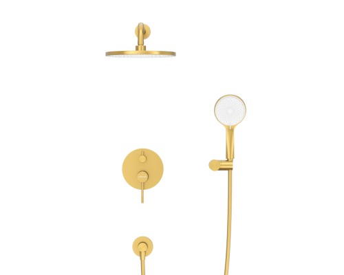 Душевая система Cezares Relax RELAX-DSET-BORO Брашированное золото