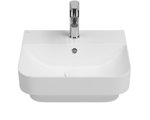 Раковина накладная ISVEA Sott'Aqua 10SQ50048SV прямоугольная 48см, белый 10SQ50048SV
