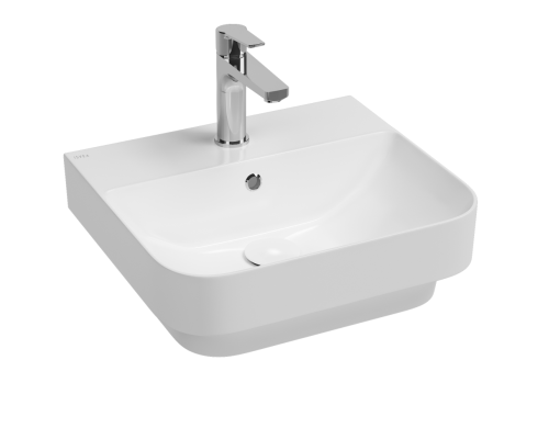 Раковина накладная ISVEA Sott'Aqua 10SQ50048SV прямоугольная 48см, белый 10SQ50048SV