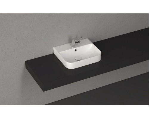 Раковина накладная ISVEA Sott'Aqua 10SQ50048SV прямоугольная 48см, белый 10SQ50048SV