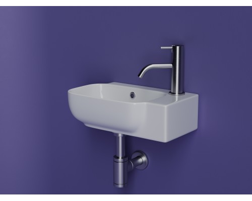 Рукомойник подвесной Ceramicanova 403x249x140, с отверстием под смеситель