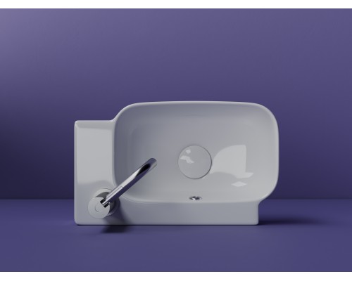 Рукомойник подвесной Ceramicanova 403x249x140, с отверстием под смеситель