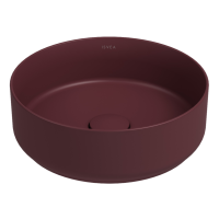 Раковина ISVEA Infinity накладная 360x360x120 бордовый матовый 10NF65036SV-2R