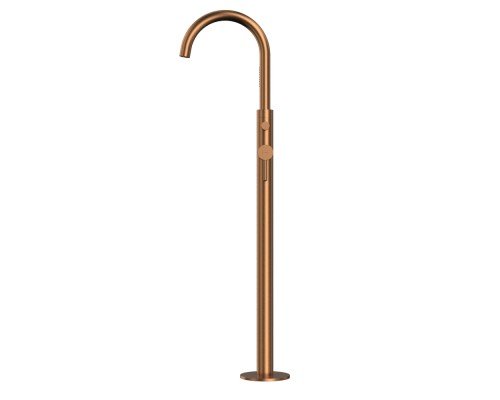 Смеситель для ванны отдельностоящий WHITECROSS Y Y1233CPB (брашированная медь)