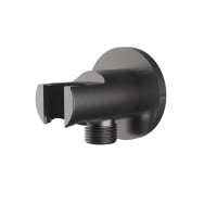 Держатель ручного душа Vincea VSC-31GM с подводом воды вороненая сталь