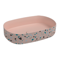 Раковина ISVEA Infinity накладная 550x360x120 лососевый матовый 10NF65055SV-2S-TRZ