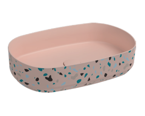 Раковина ISVEA Infinity накладная 550x360x120 лососевый матовый 10NF65055SV-2S-TRZ