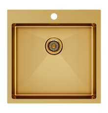 Кухонная мойка Paulmark Kroner 51 PM215151-BG Брашированное золото