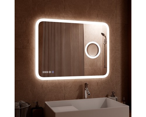 Зеркало Континент Bliss 800х700 с подсветкой с сенсорным выключателем