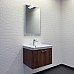 Тумба с раковиной Comforty Ангара-60П дуб темно-коричневый 4460