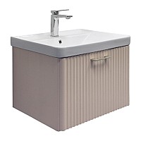 Тумба с раковиной Comforty Ангара-60П дуб латте 4460