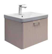 Тумба с раковиной Comforty Ангара-60П дуб латте 4460