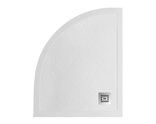Душевой поддон из искусственного камня BelBagno Uno 120x90 R TRAY-MR-UNO-RH-120/90-550-35-W-R-CR Белый