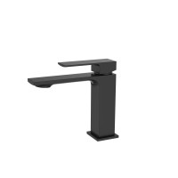 Однорычажный смеситель для раковины AQG Bold, черный матовый